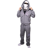 GLAZA GOD Sweatshirt Sets -GRAY