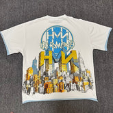 HARMONY Vintage New York City Graphic Oversized T-Shirt – Unisex Streetwear Tee