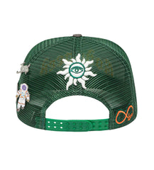 Godspeed Forever Trucker Hat Green/Yellow