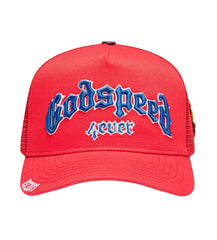 Godspeed Forever Trucker Hat Red/Blue/White