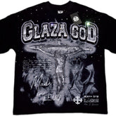 GLAZA GOD Crucifixion -Vol. 5- T-Shirt Oversized-BLACK