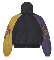 Vale Forever Crest Zip Up Hoodie Black