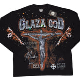GLAZA GOD CRUCIFIXION -Vol. 004 - Long Sleeve--ORANGE