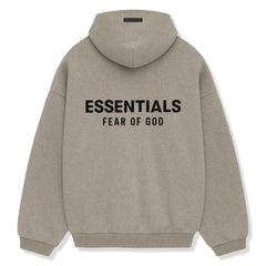 Fear Of God Essentials Fleece Heather Grey Hoodie (FW24)