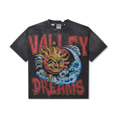 Vale Forever Thrashed Black Faded Tee