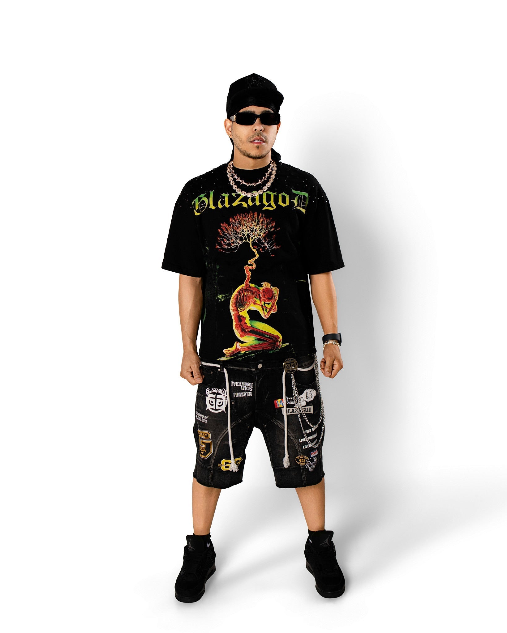 GLAZA GOD Growth - Heavyweight Terry Oversized Tee