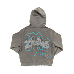 Grey “Rhinestone” Hoodie