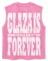 GLAZA GOD Action – Heavyweight Acid Wash Sleeveless Tee