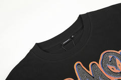 HARMONY Vintage Harmony UFO Graphic Oversized T-Shirt – Double-Sided Unisex Streetwear Tee