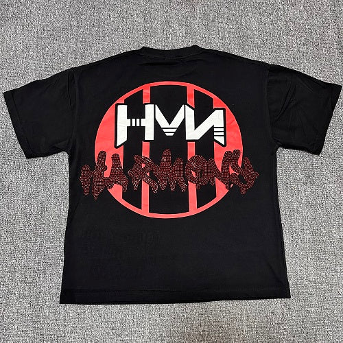 HARMONY Vintage Harmony Ghost Face Graphic Oversized T-Shirt – Double-Sided Unisex Streetwear Tee