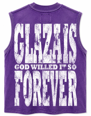 GLAZA GOD Support – Heavyweight Acid Wash Sleeveless Tee
