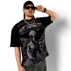 GLAZA GOD Alien - Heavyweight Terry Oversized Tee