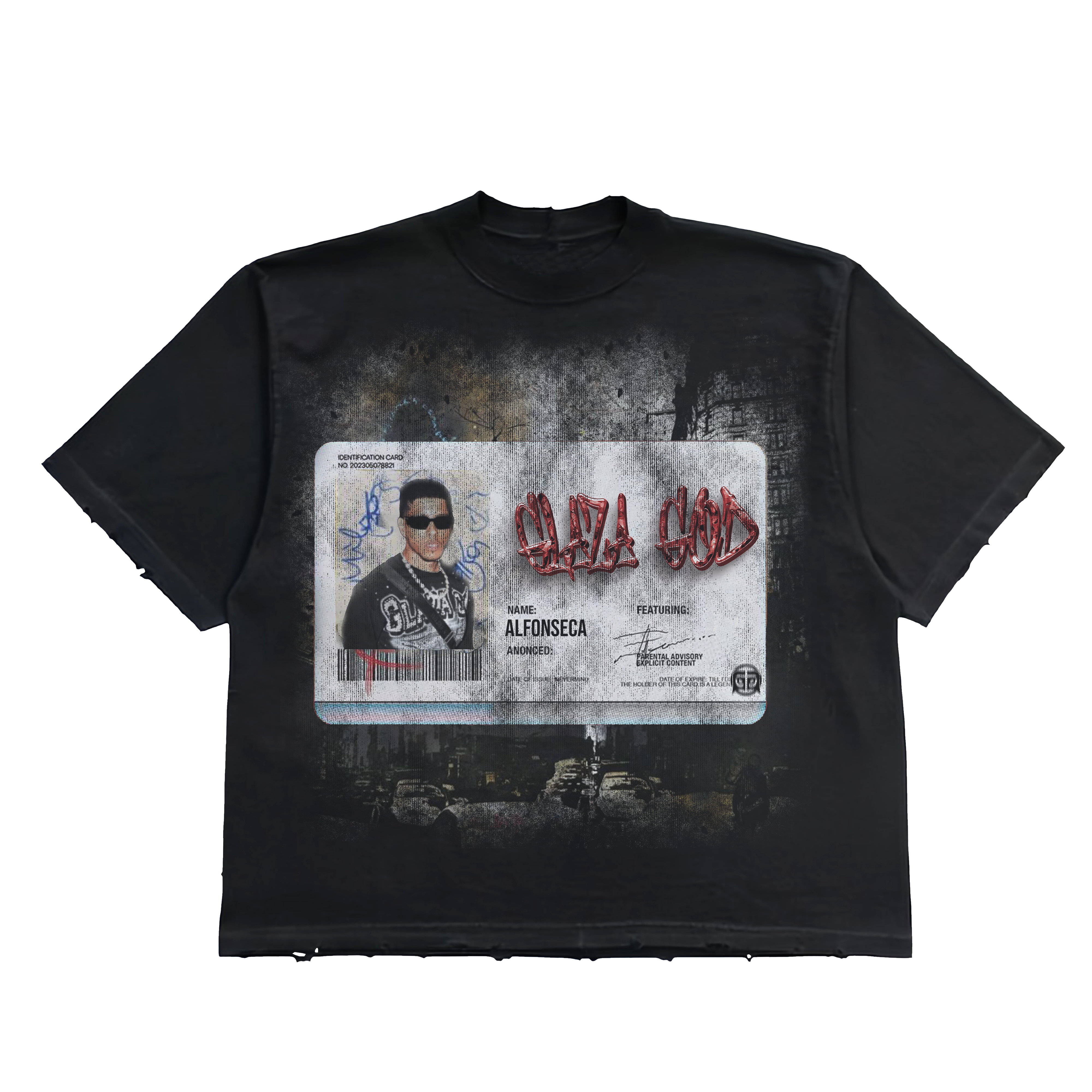 GLAZA GOD ID - T-Shirt Oversized