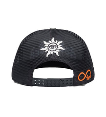 Godspeed Forever Trucker Gradient Hawaiian Hat Black