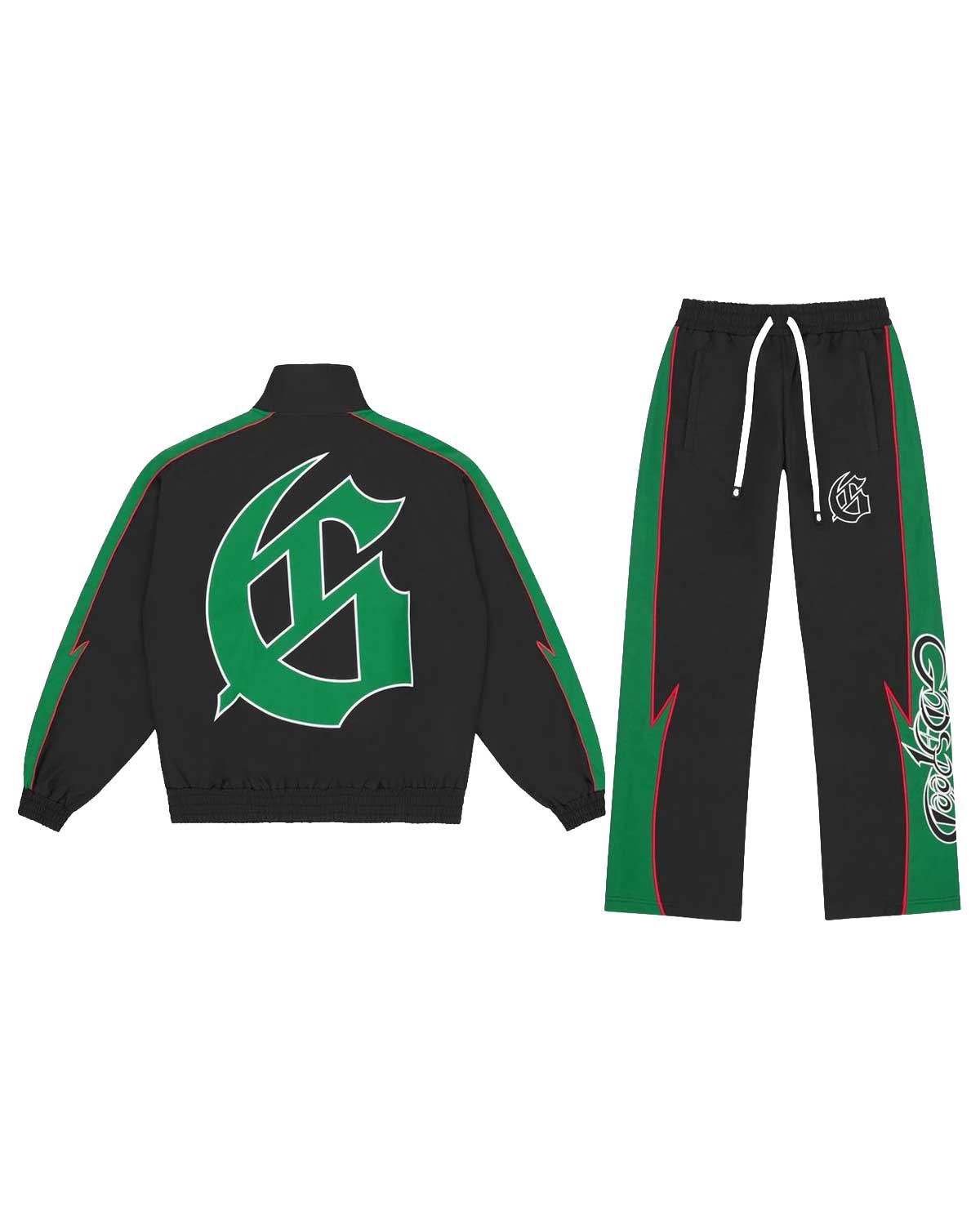 Godspeed GT Tracksuit Black/Green/Red