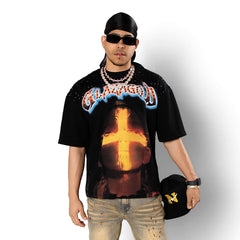 GLAZA GOD Divine - Heavyweight Terry Oversized Tee