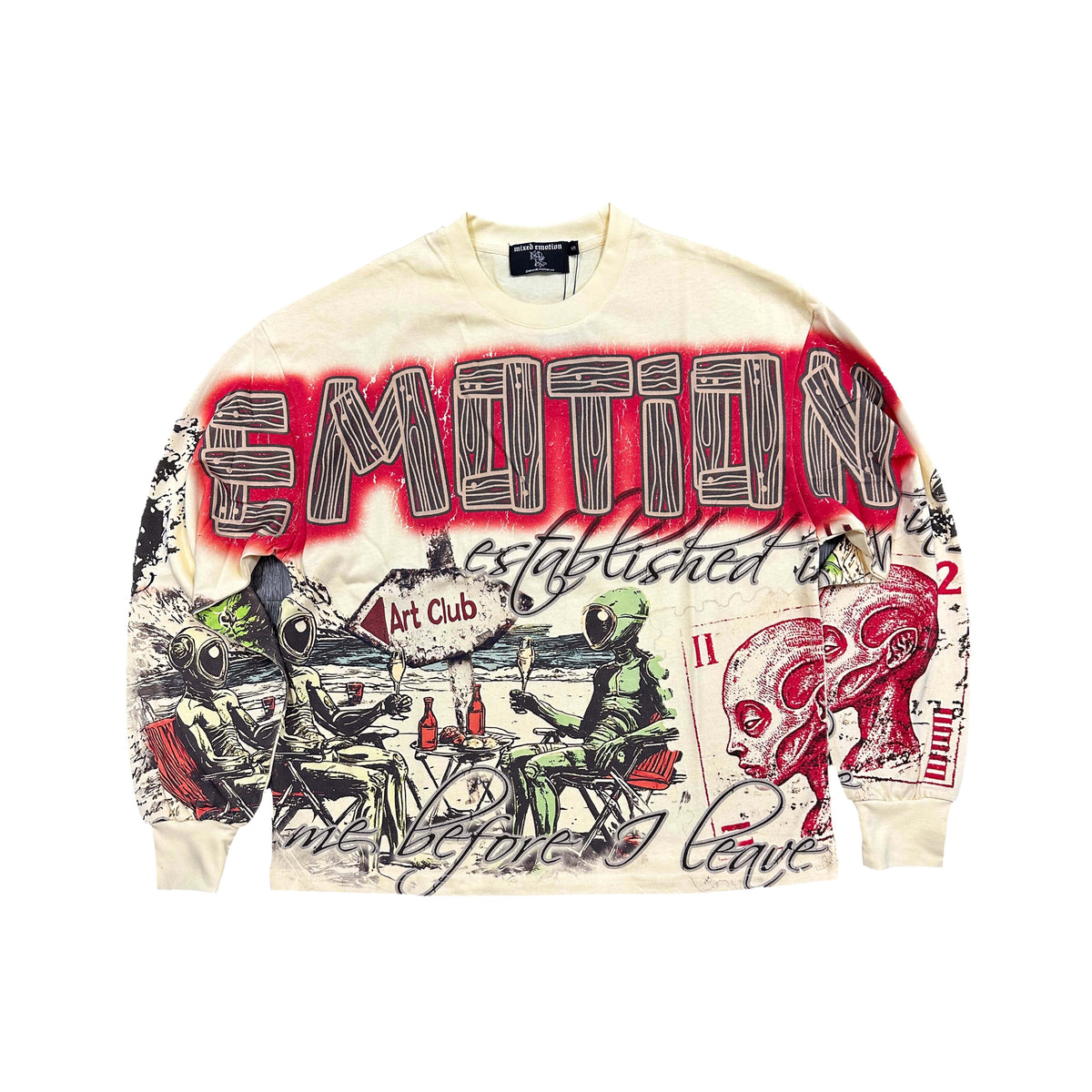 Cream ‘Art Club’ Long Sleeve