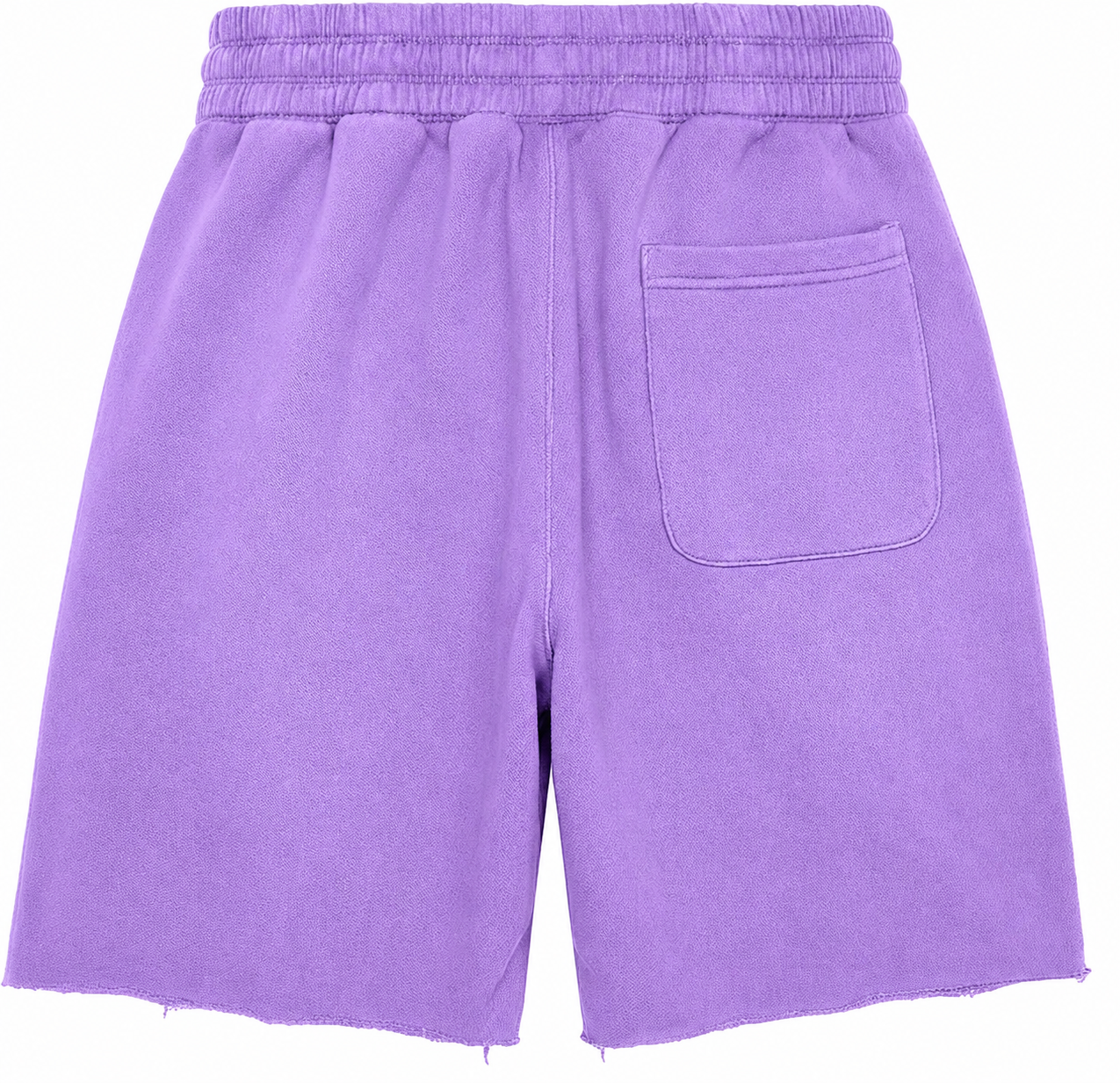 GLAZA GOD Heavyweight French Terry Shorts – Purple Wash