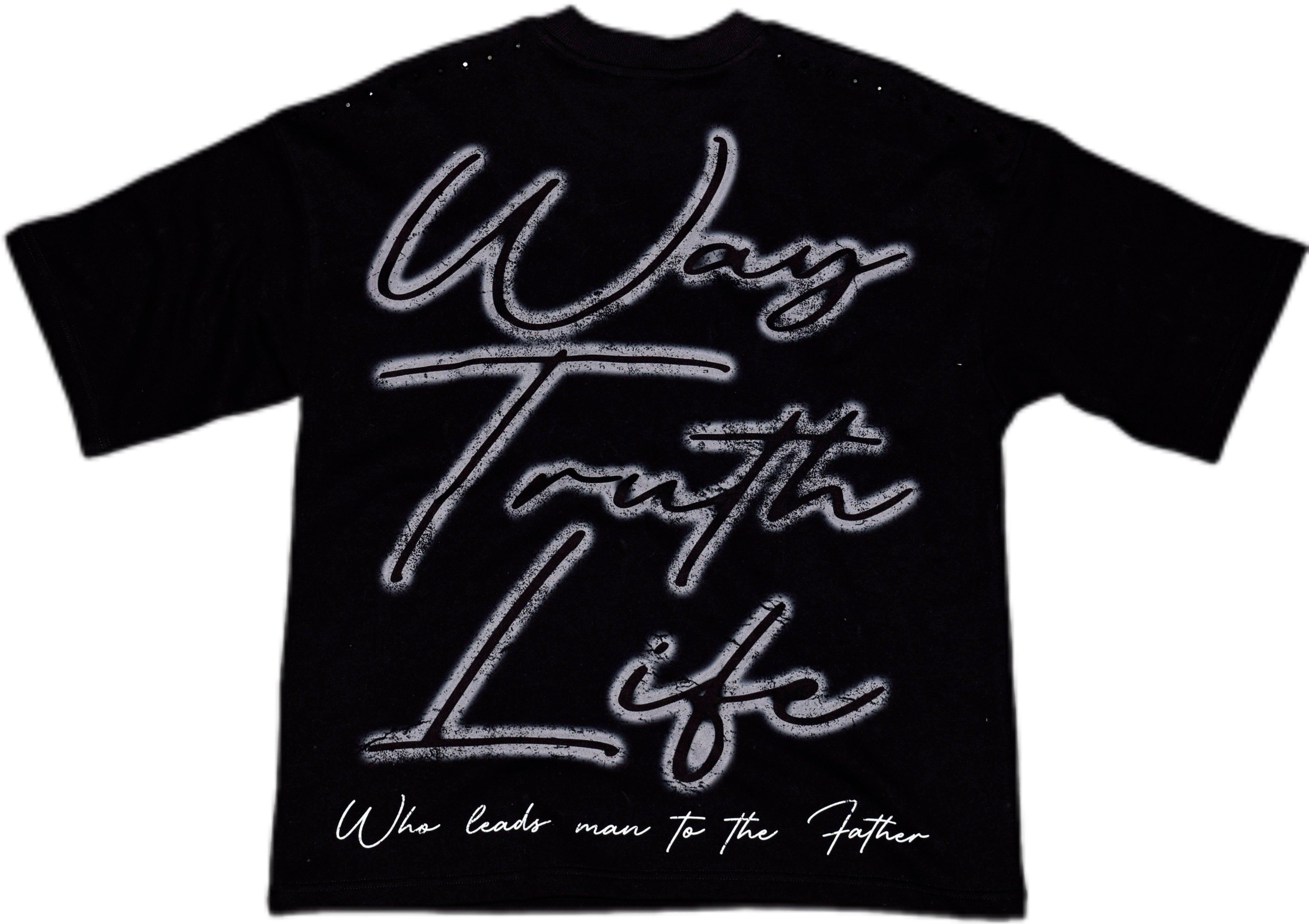 GLAZA GOD Crucifixion -Vol. 5-  T-Shirt Oversized-BLACK