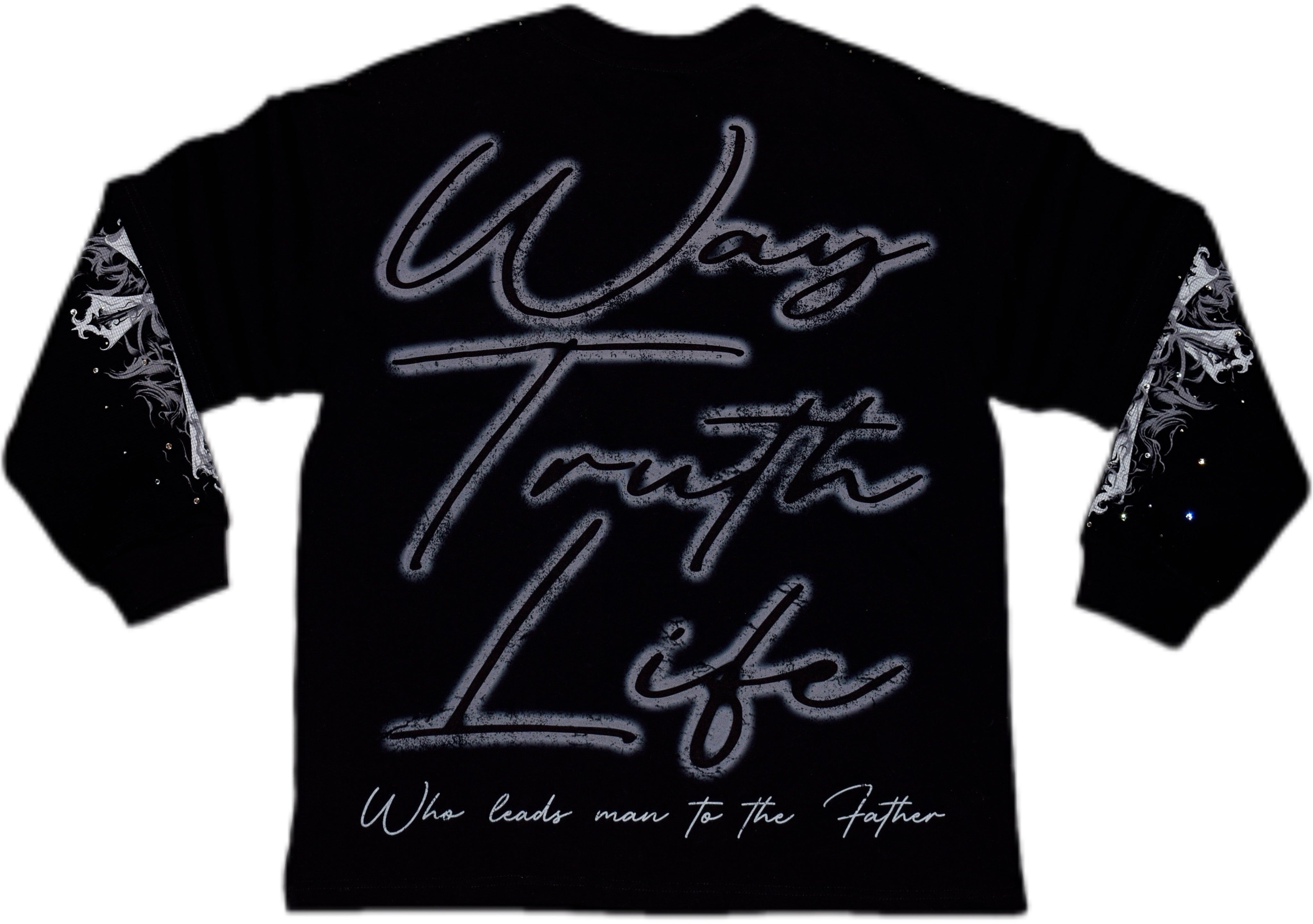 GLAZA GOD Suffering -Vol. 2- Long Sleeve-BLACK