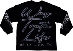 GLAZA GOD Suffering -Vol. 2- Long Sleeve-BLACK
