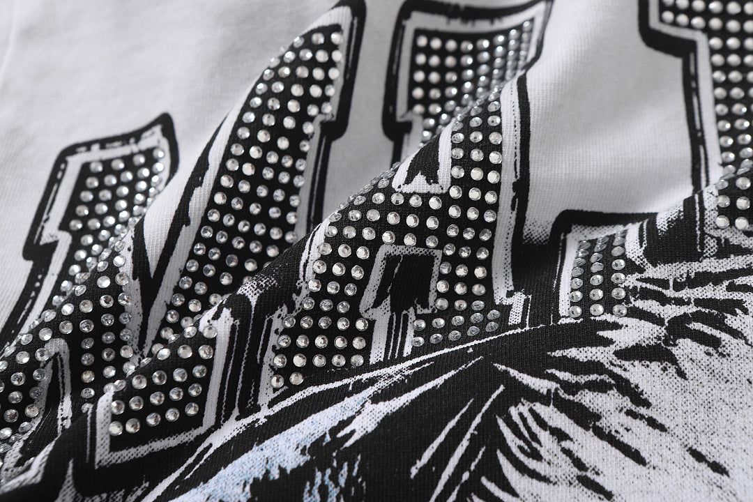 MAJESTIK Men's Vintage Graphic Oversized T-Shirt – Washed Streetwear Double-Sided Casual Tee