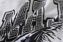 MAJESTIK Men's Vintage Graphic Oversized T-Shirt – Washed Streetwear Double-Sided Casual Tee