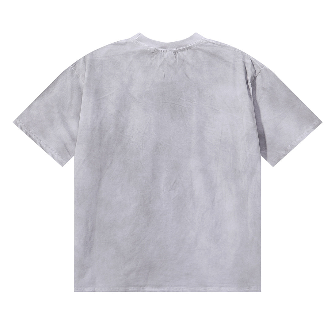 MAJESTIK Men's Vintage Graphic Oversized T-Shirt – Gothic Streetwear Retro Casual Tee