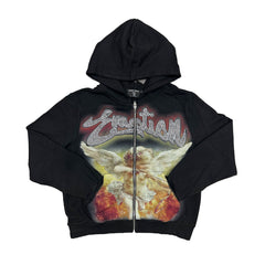 Black “Rhinestone” Hoodie