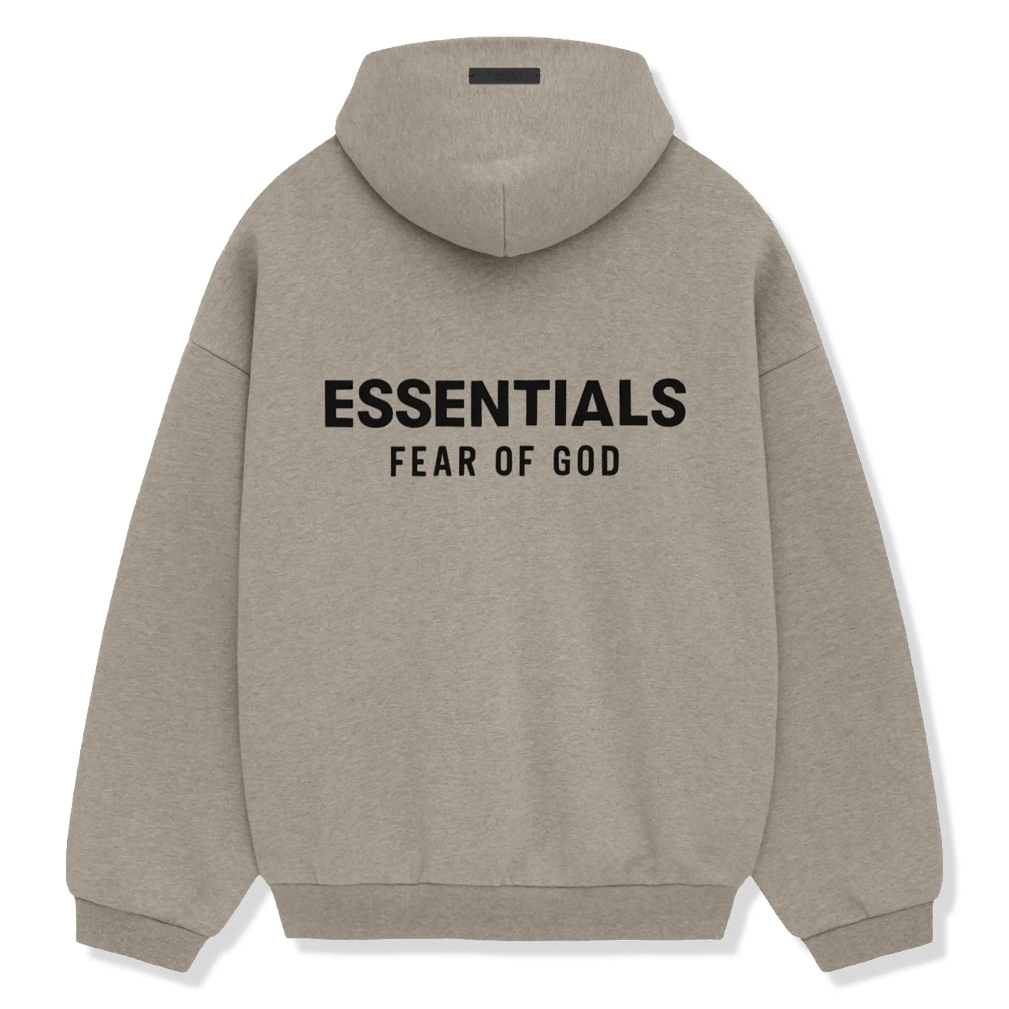 Fear Of God Essentials Fleece Heather Grey Hoodie (FW24)