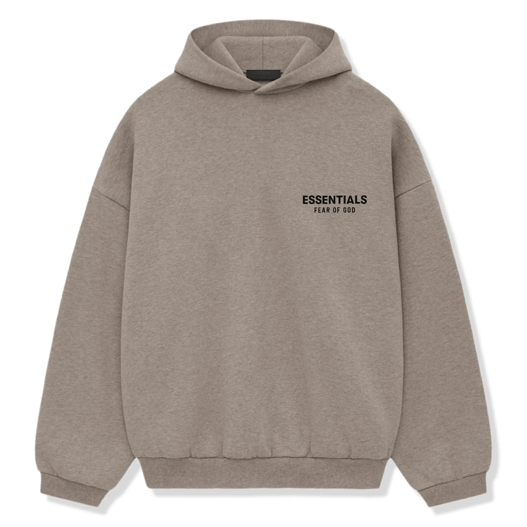 Fear Of God Essentials Fleece Heather Grey Hoodie (FW24)