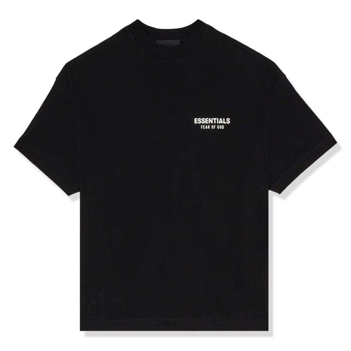 Fear Of God Essentials Jersey Crewneck Black T Shirt