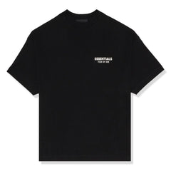 Fear Of God Essentials Jersey Crewneck Black T Shirt